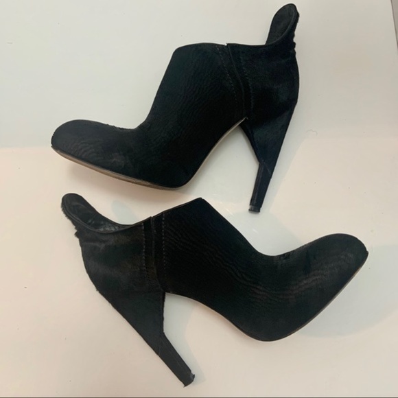 Alexander Wang Frida Made In Italy Calf Hair Ankle Boots Heels Booties Size 8